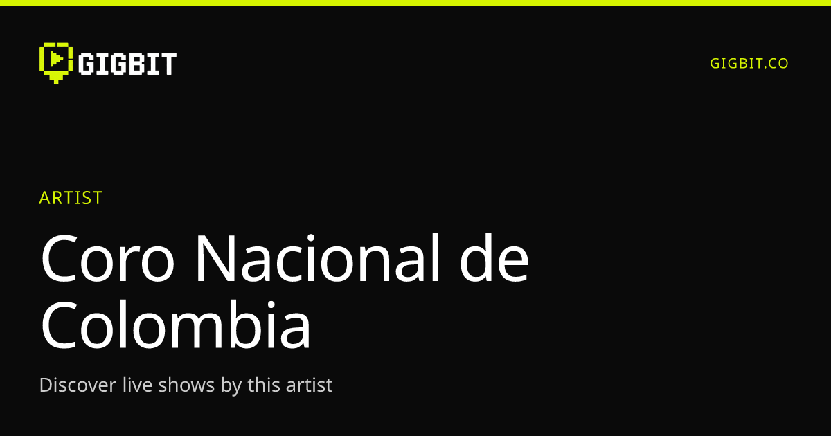 Coro Nacional de Colombia