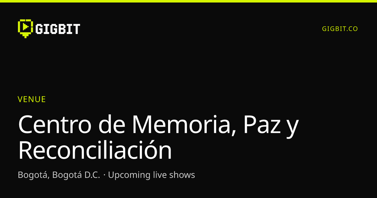 Centro de Memoria, Paz y Reconciliación
