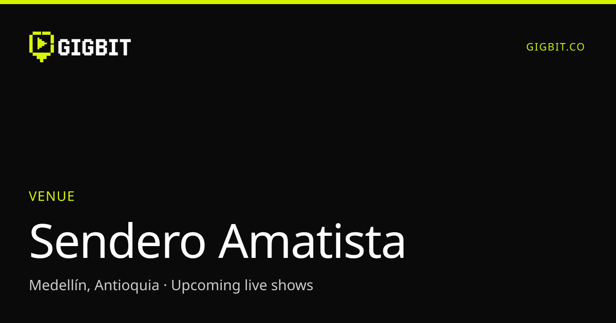 Sendero Amatista
