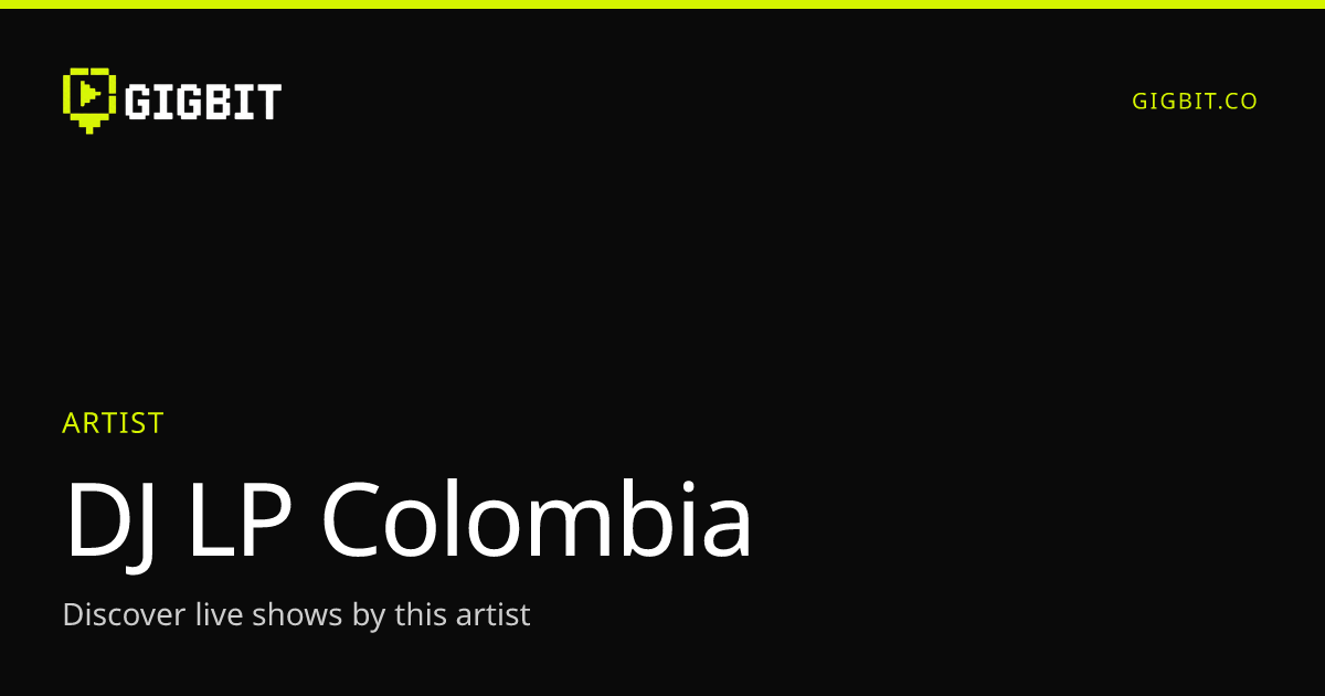 DJ LP Colombia
