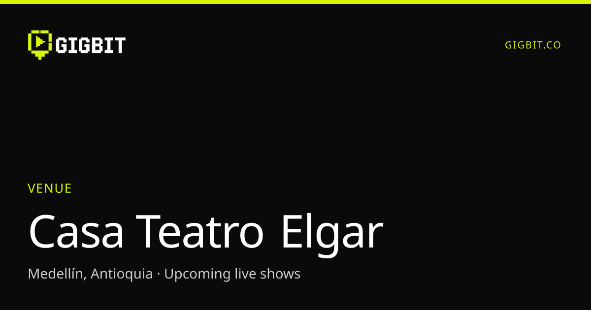 Casa Teatro Elgar