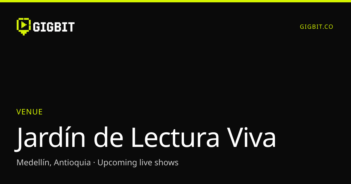 Jardín de Lectura Viva