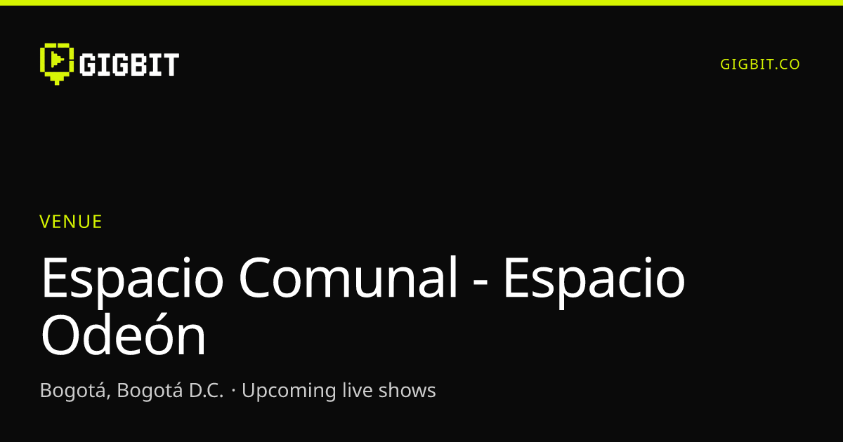 Espacio Comunal - Espacio Odeón