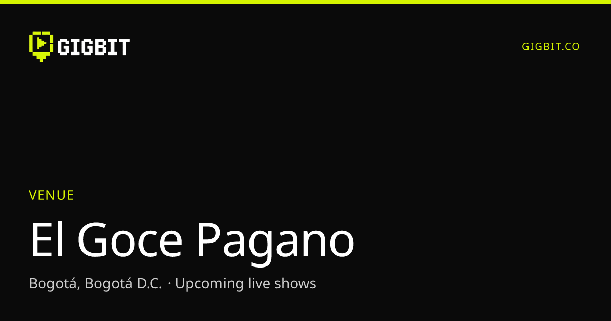El Goce Pagano