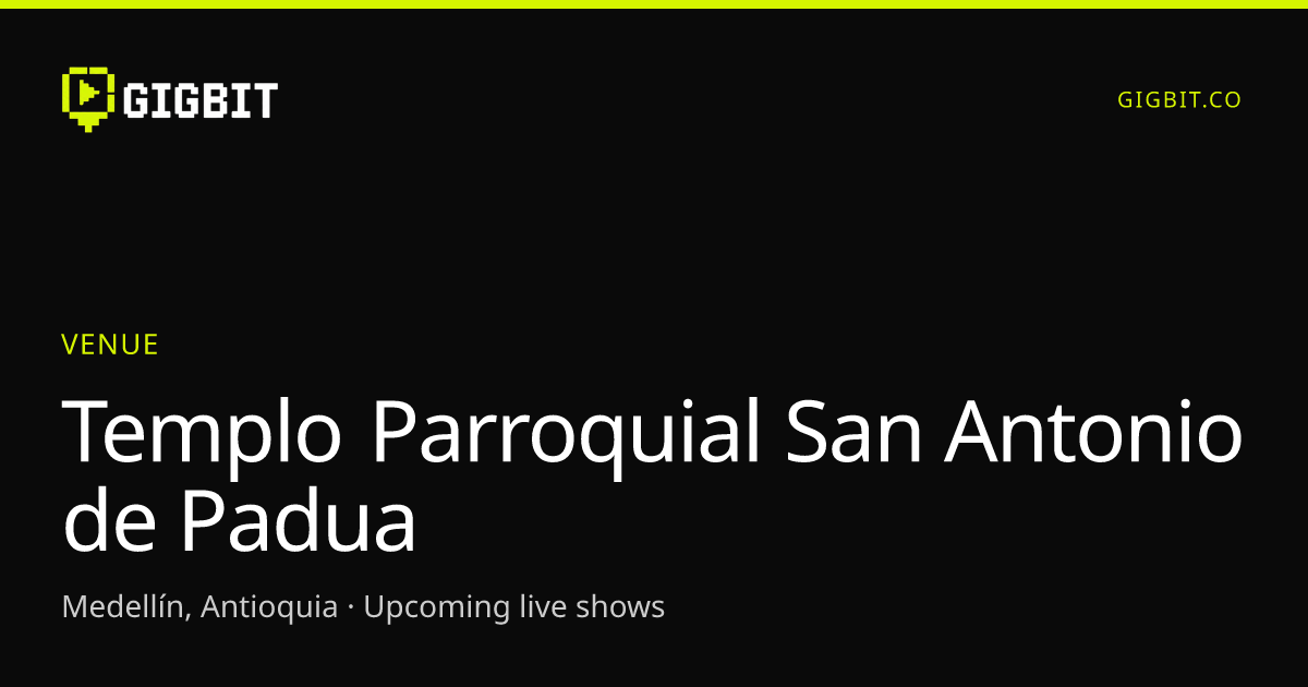 Templo Parroquial San Antonio de Padua