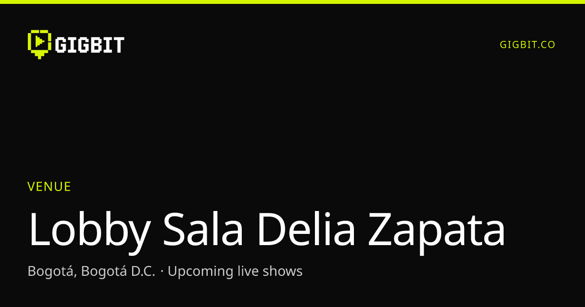 Lobby Sala Delia Zapata