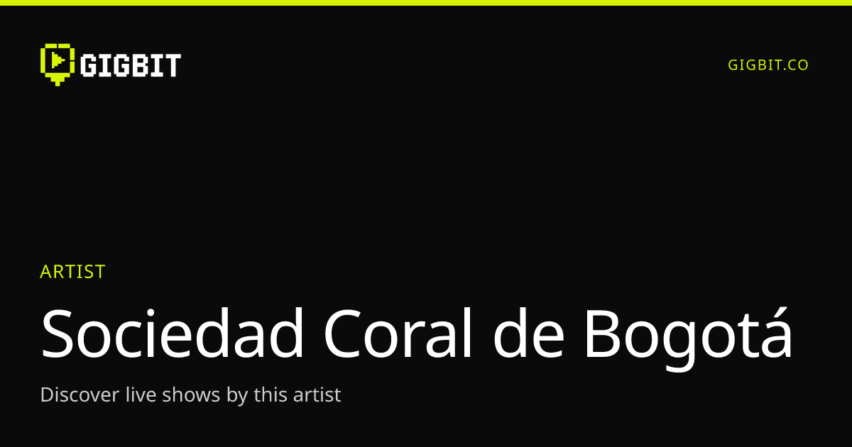 Sociedad Coral de Bogotá