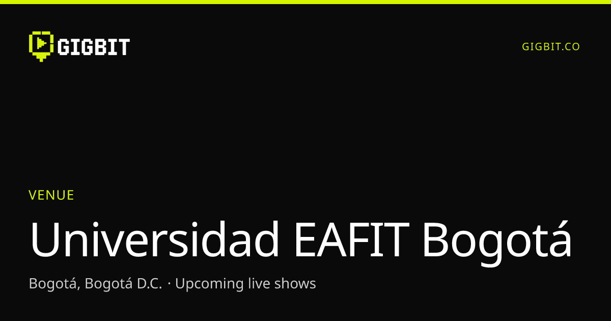 Universidad EAFIT Bogotá