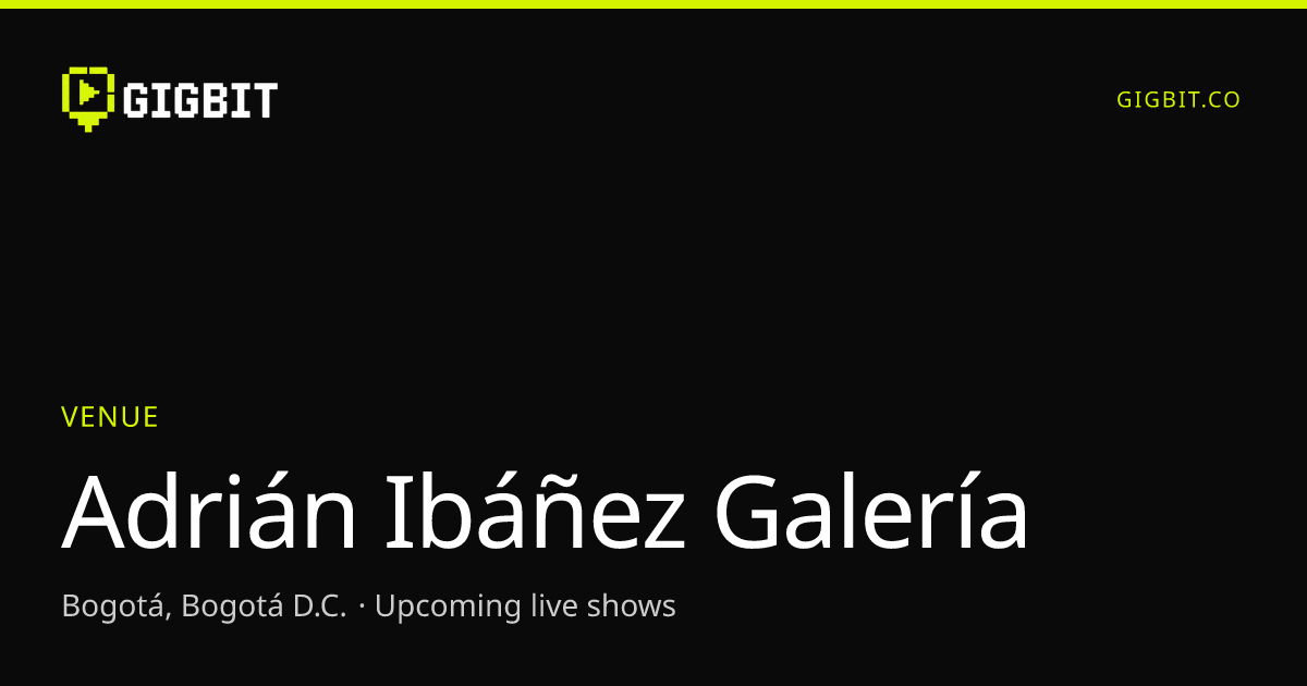 Adrián Ibáñez Galería