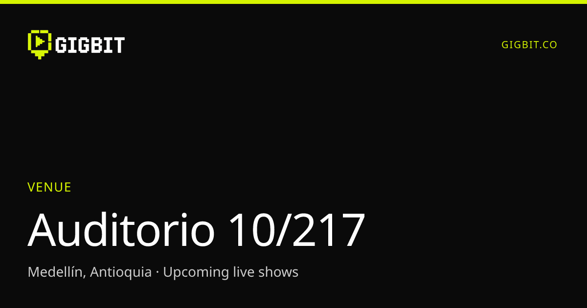 Auditorio 10/217