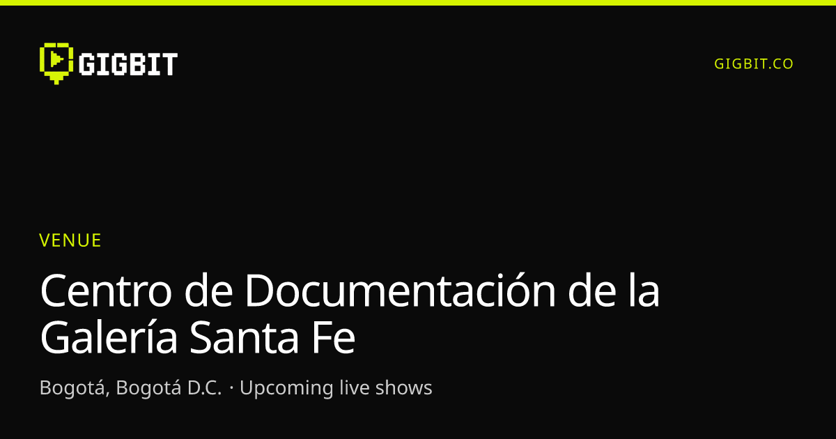 Centro de Documentación de la Galería Santa Fe