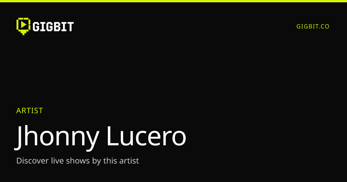 Jhonny Lucero