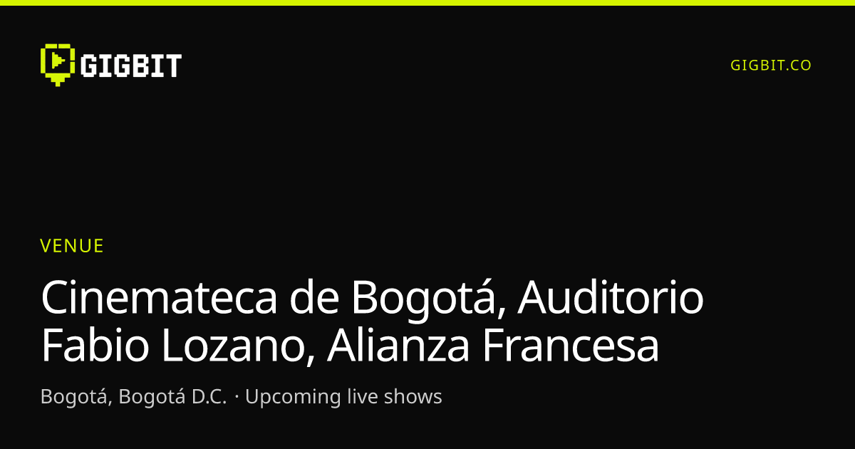 Cinemateca de Bogotá, Auditorio Fabio Lozano, Alianza Francesa