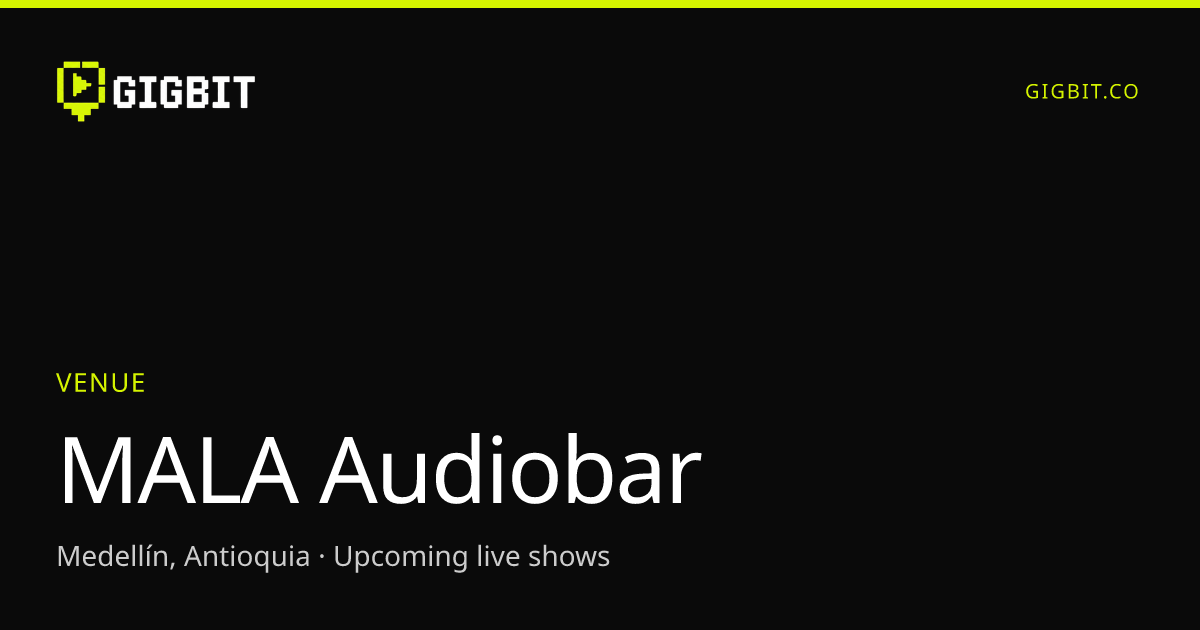 MALA Audiobar