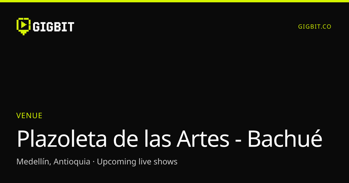 Plazoleta de las Artes - Bachué
