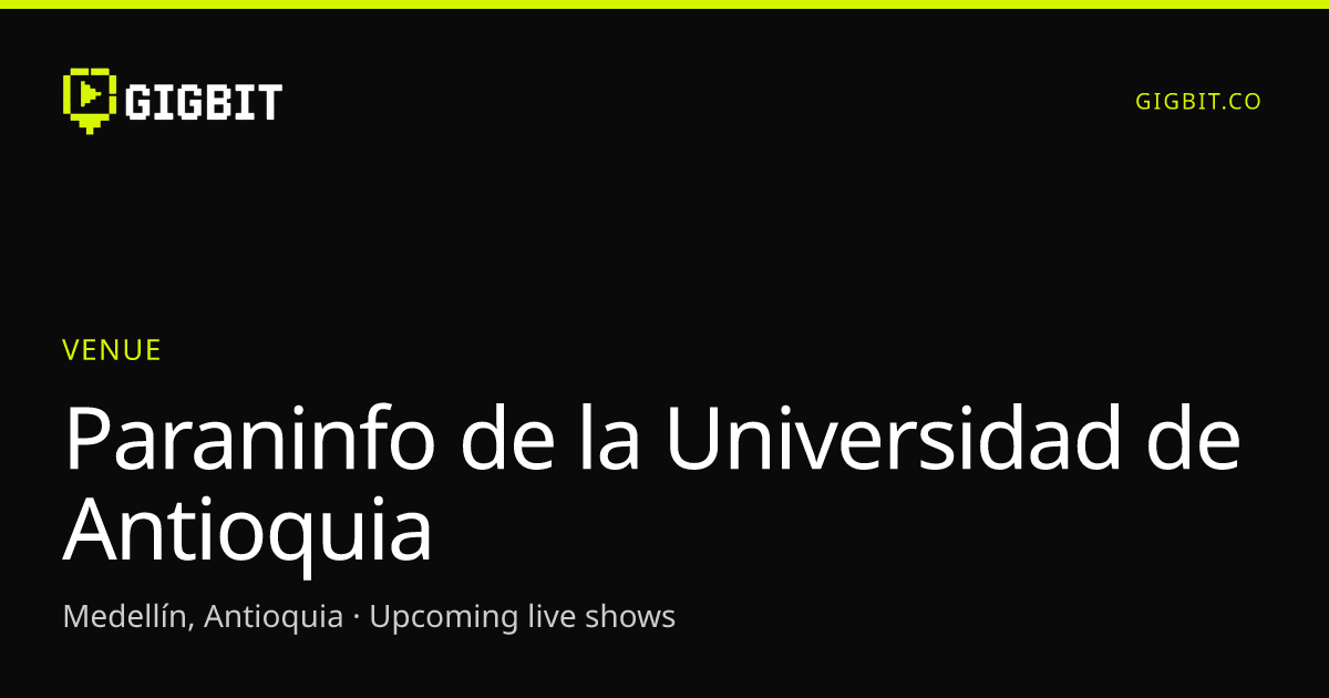 Paraninfo de la Universidad de Antioquia