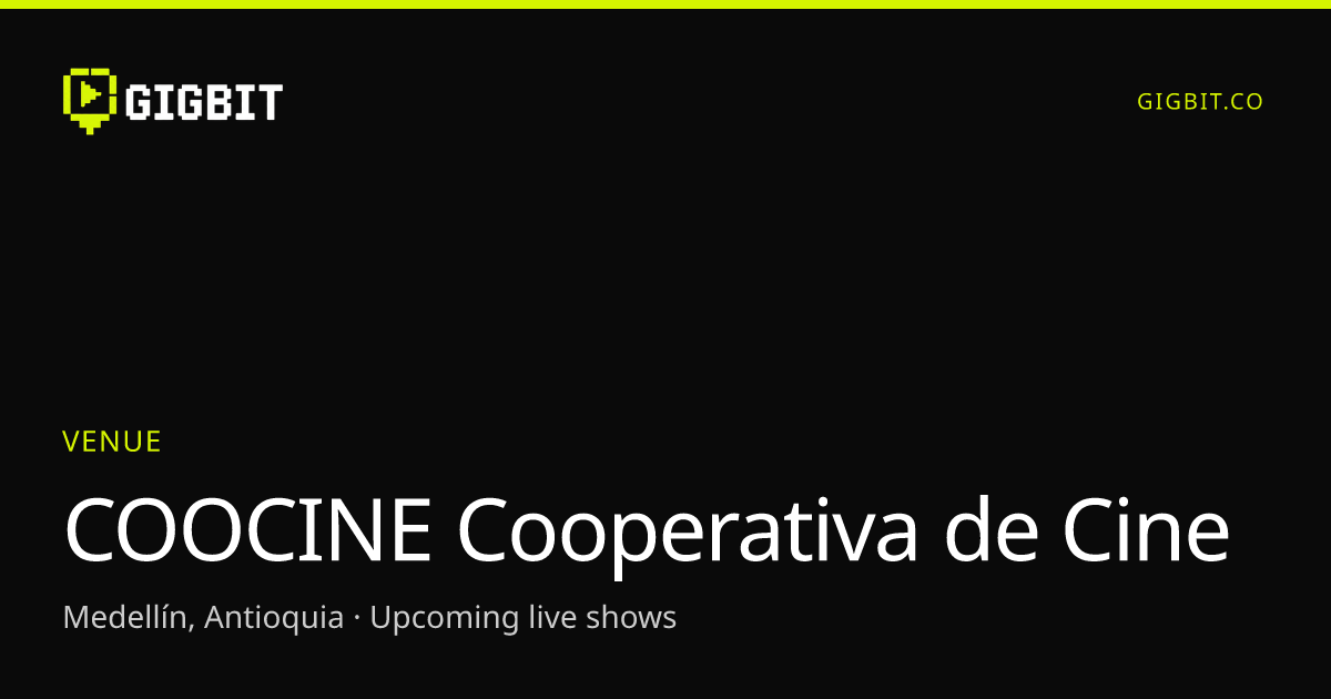 COOCINE Cooperativa de Cine