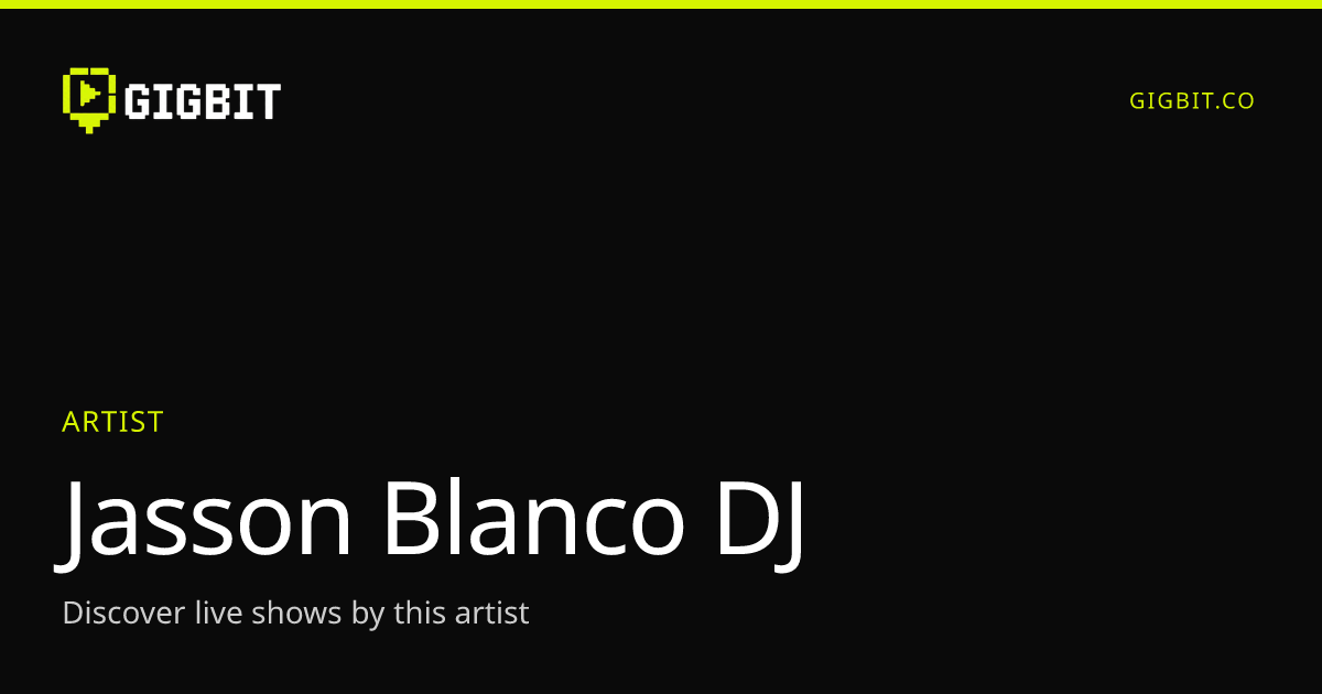 Jasson Blanco DJ
