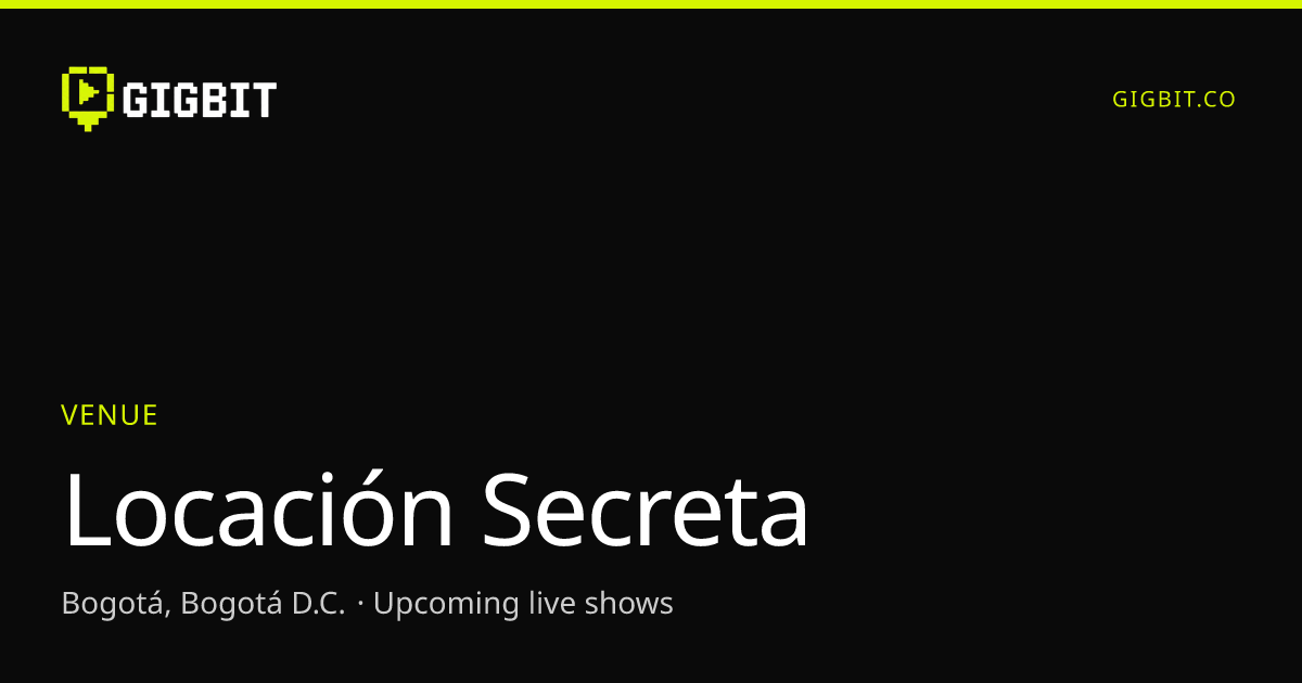Locación Secreta