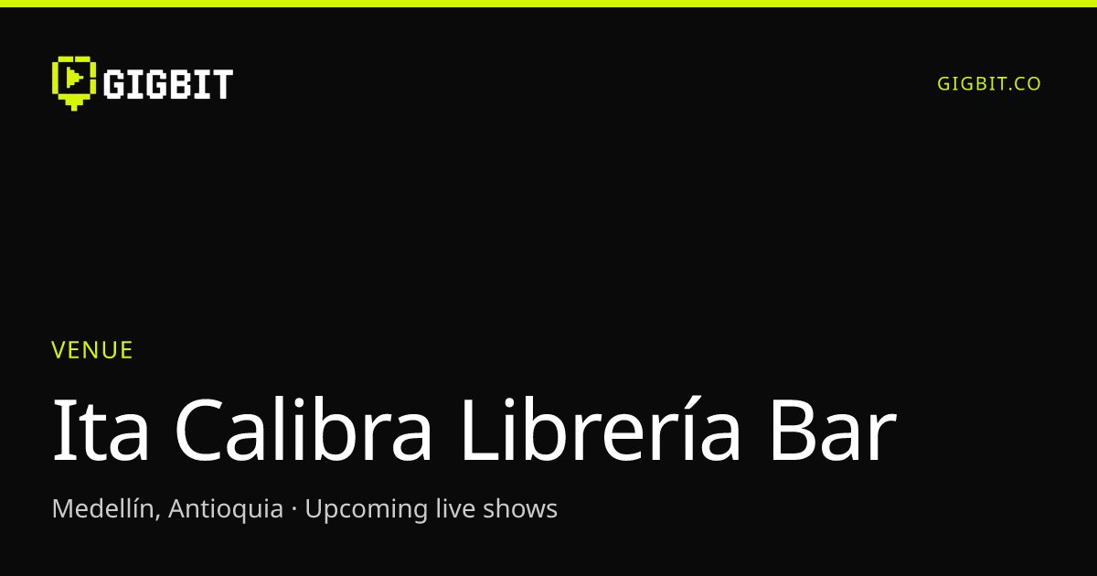 Ita Calibra Librería Bar