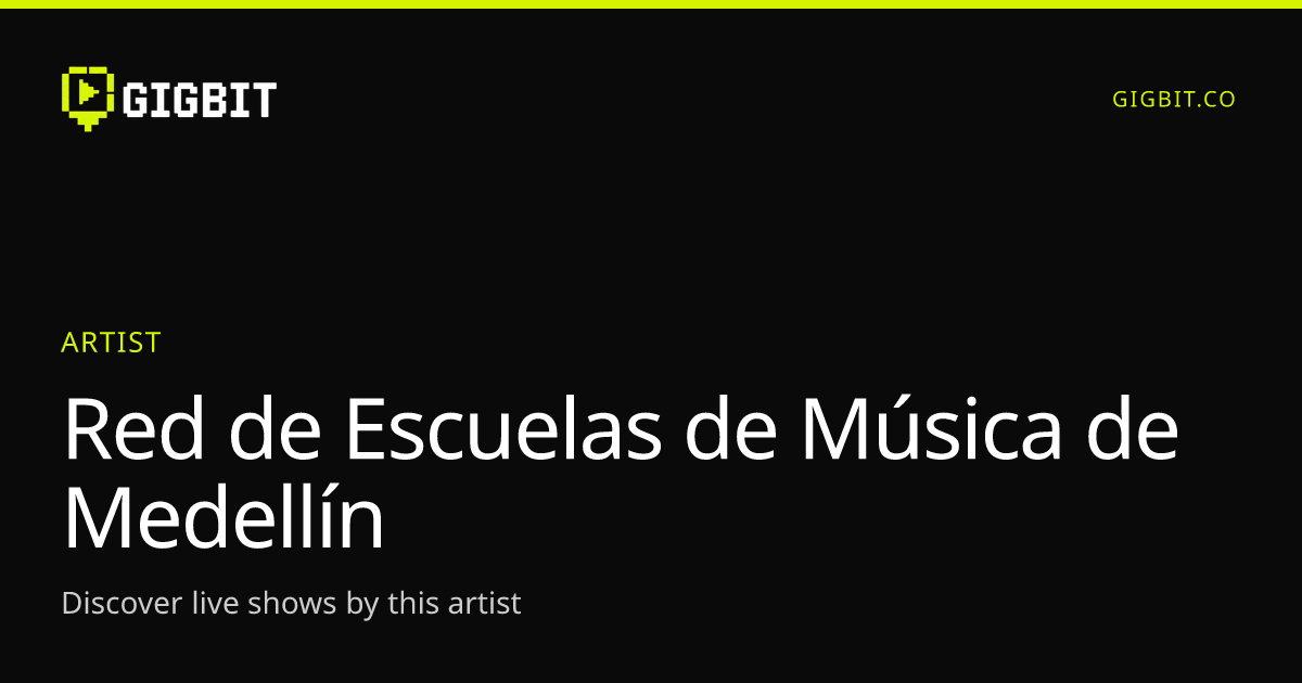 Red de Escuelas de Música de Medellín