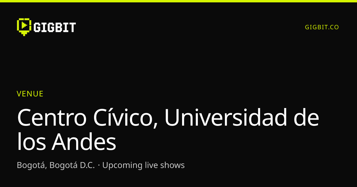 Centro Cívico, Universidad de los Andes