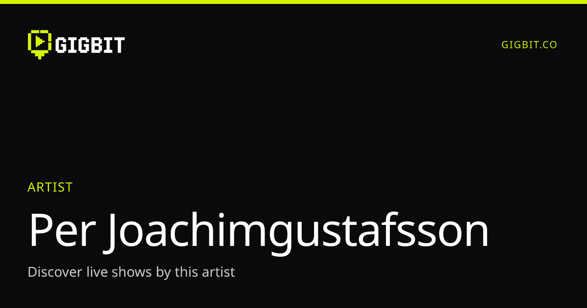 Per Joachimgustafsson