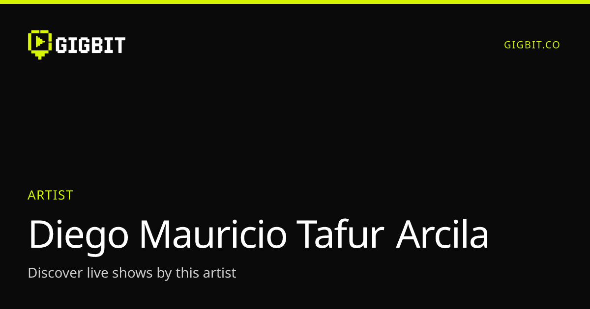 Diego Mauricio Tafur Arcila