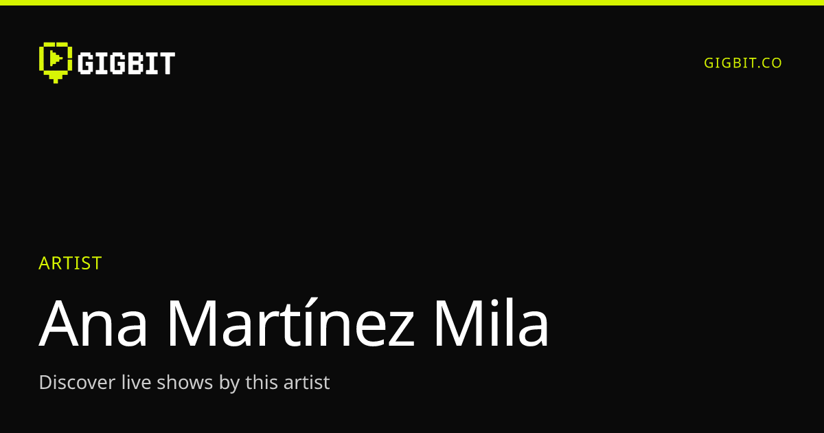 Ana Martínez Mila