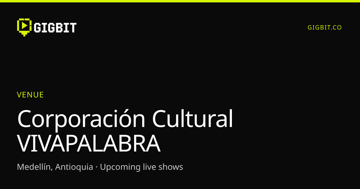 Corporación Cultural VIVAPALABRA