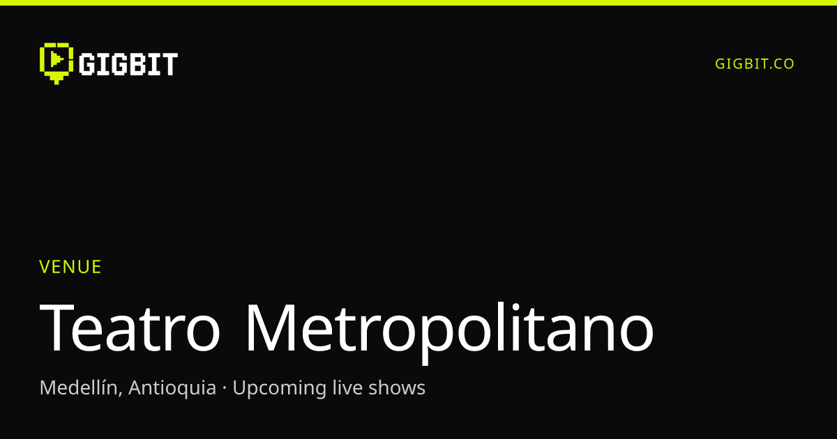 Teatro Metropolitano