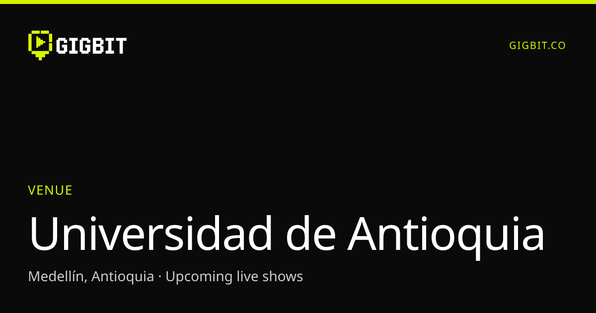 Universidad de Antioquia