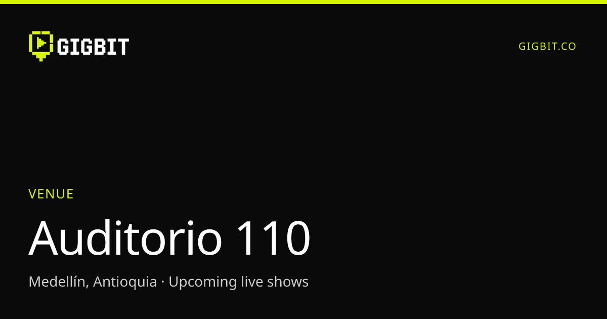 Auditorio 110