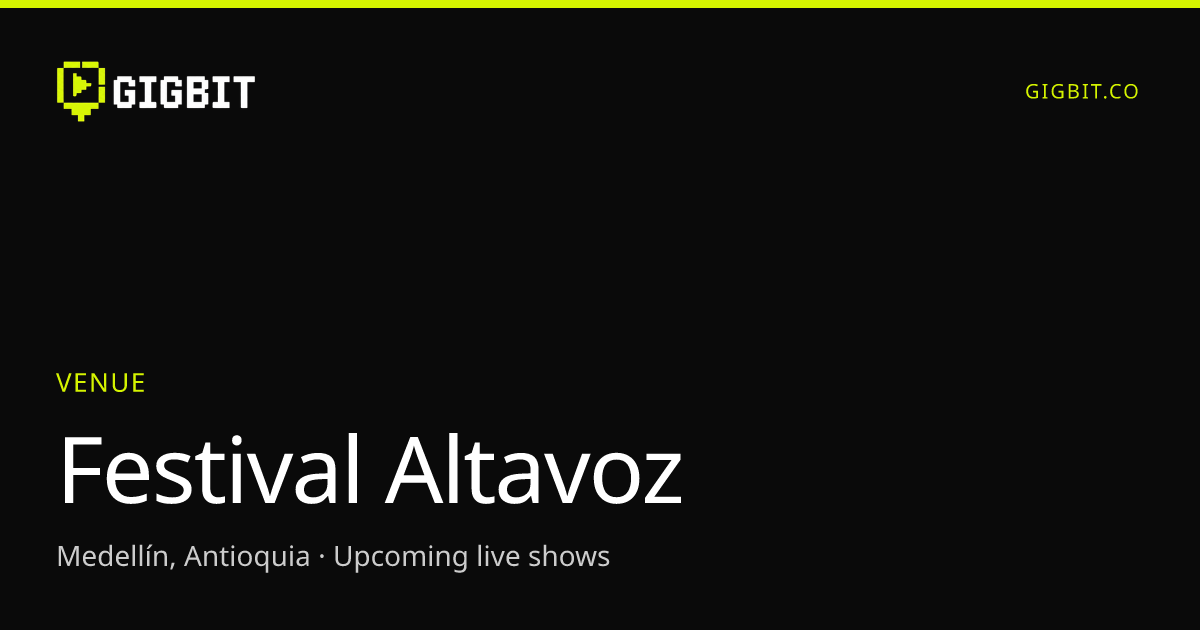 Festival Altavoz
