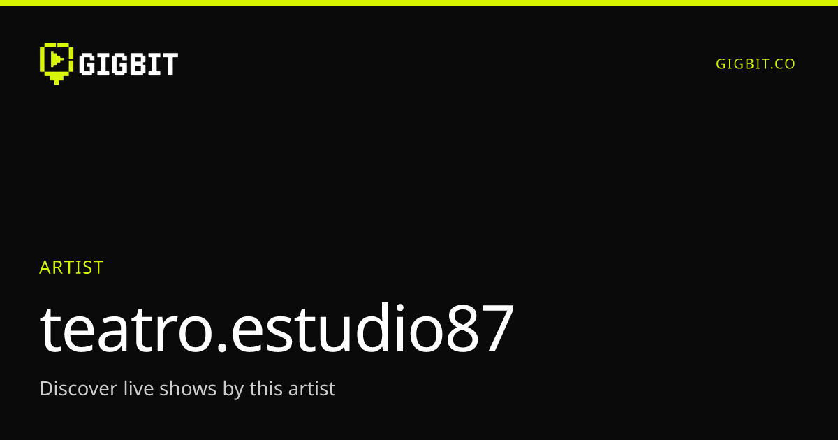 teatro.estudio87