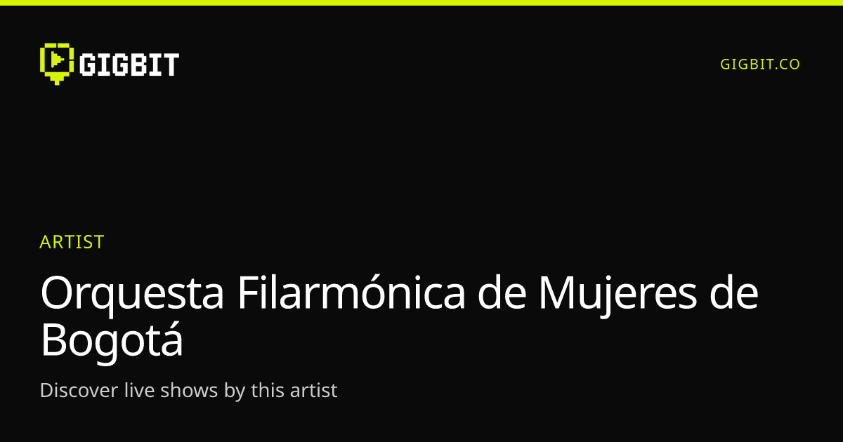 Orquesta Filarmónica de Mujeres de Bogotá