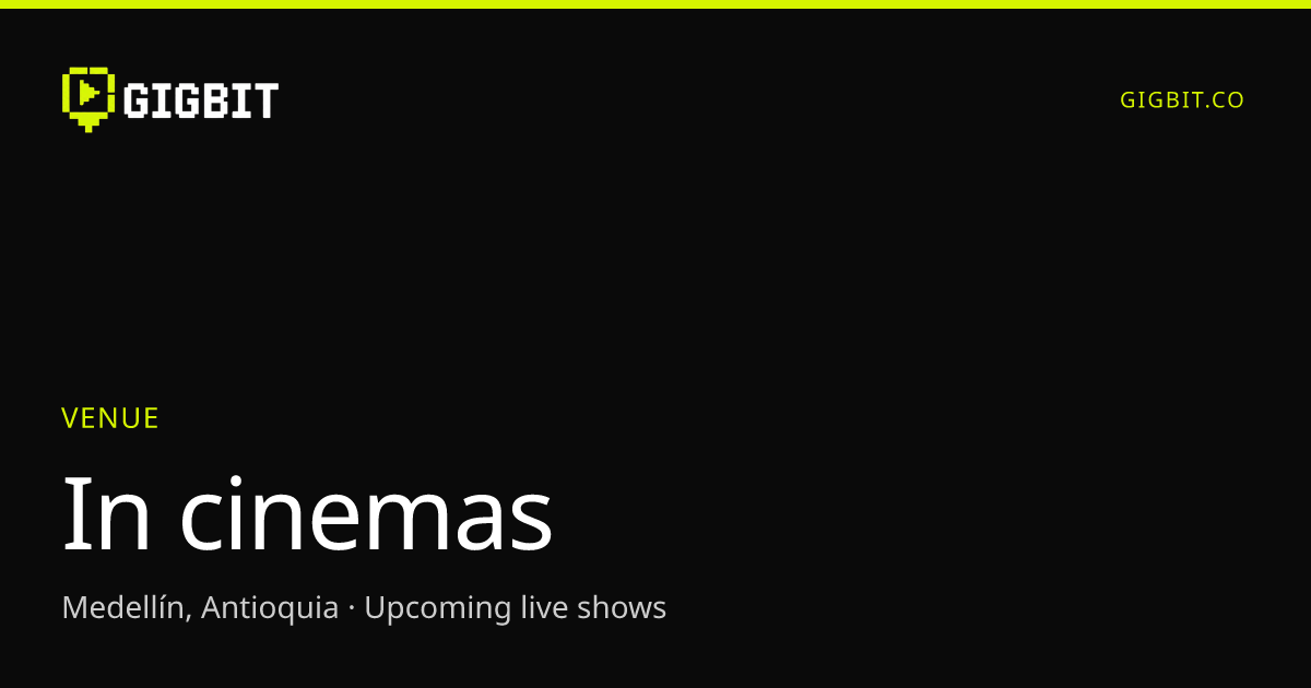 In cinemas