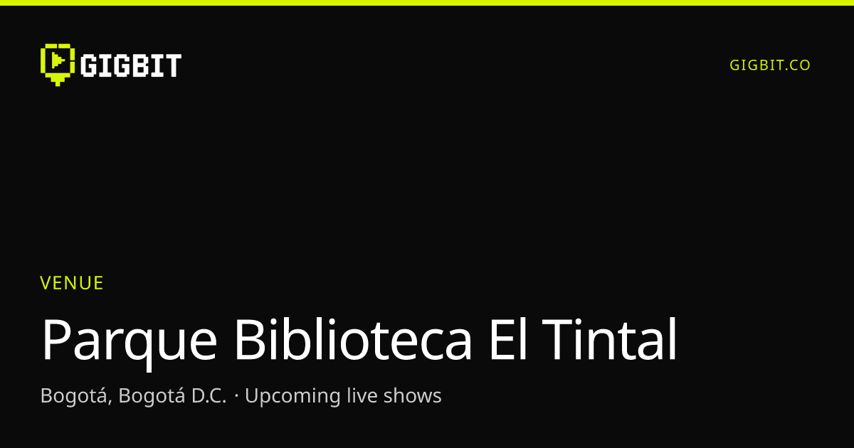Parque Biblioteca El Tintal