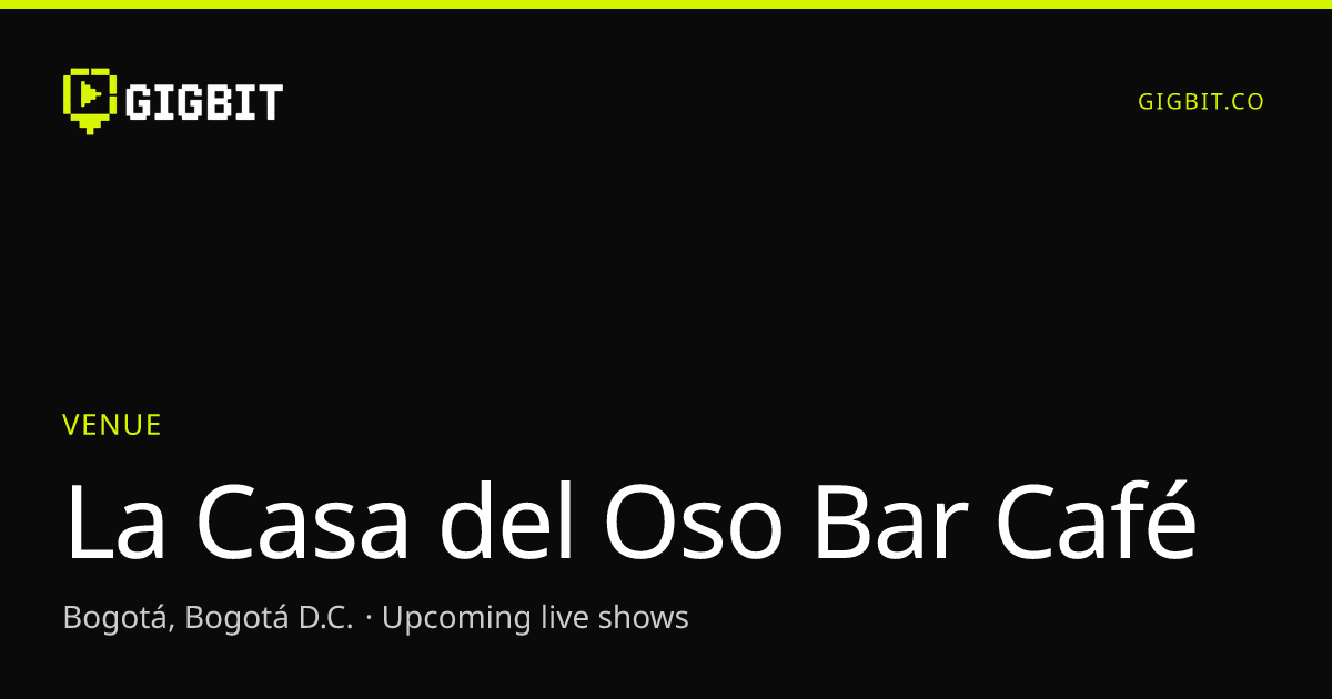La Casa del Oso Bar Café