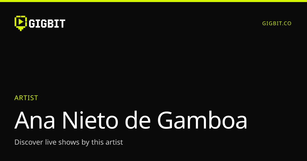 Ana Nieto de Gamboa