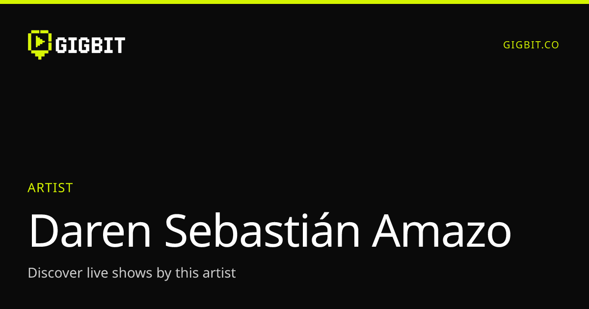 Daren Sebastián Amazo