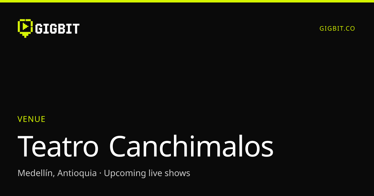 Teatro Canchimalos
