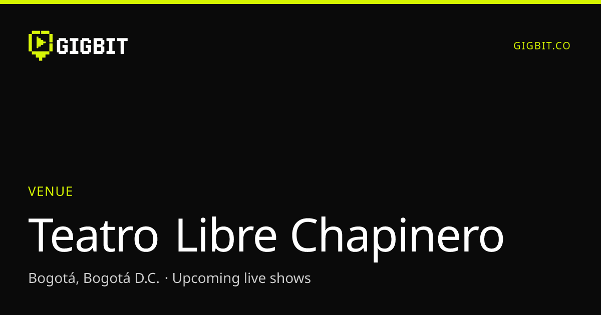 Teatro Libre Chapinero
