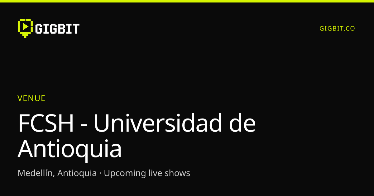 FCSH - Universidad de Antioquia