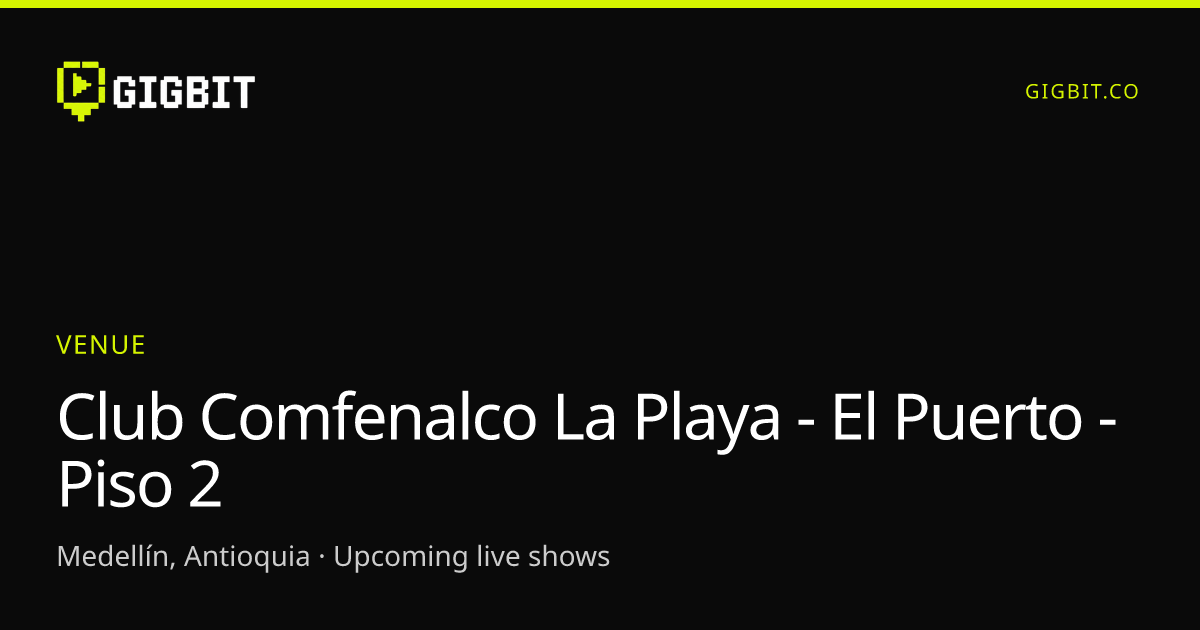 Club Comfenalco La Playa - El Puerto - Piso 2