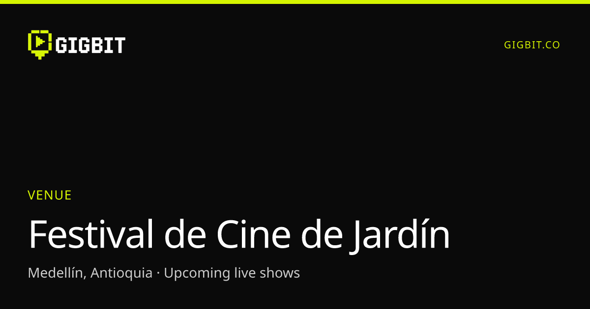 Festival de Cine de Jardín