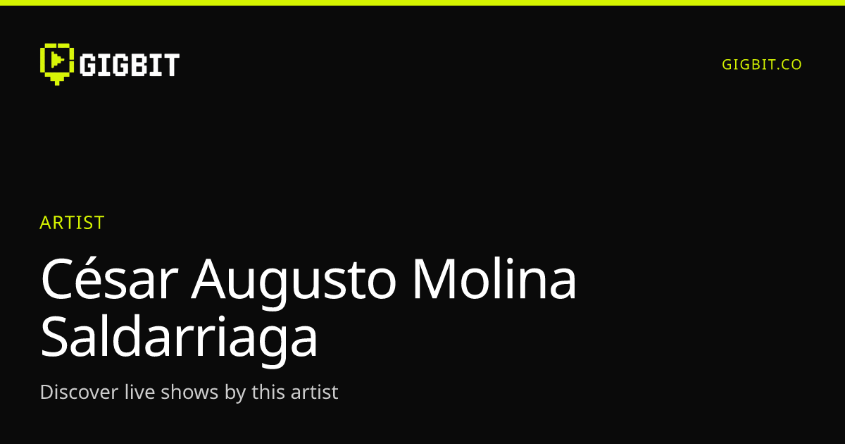César Augusto Molina Saldarriaga