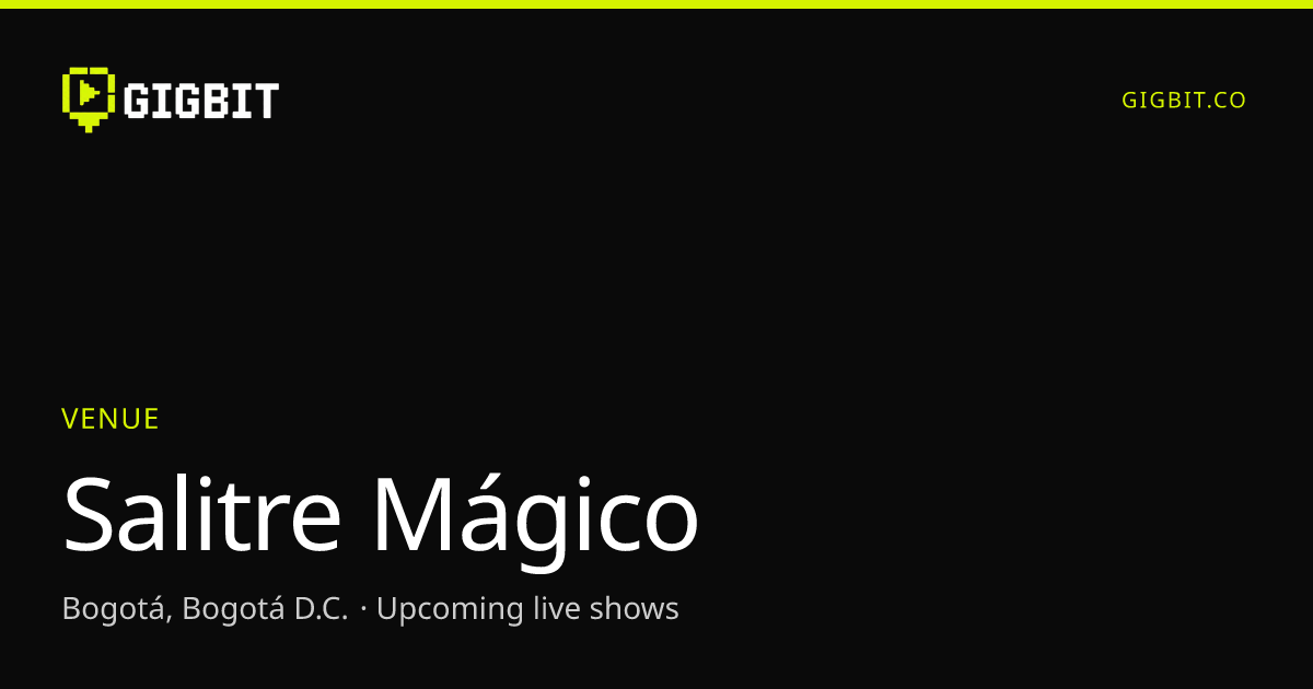 Salitre Mágico