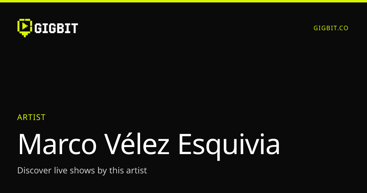 Marco Vélez Esquivia