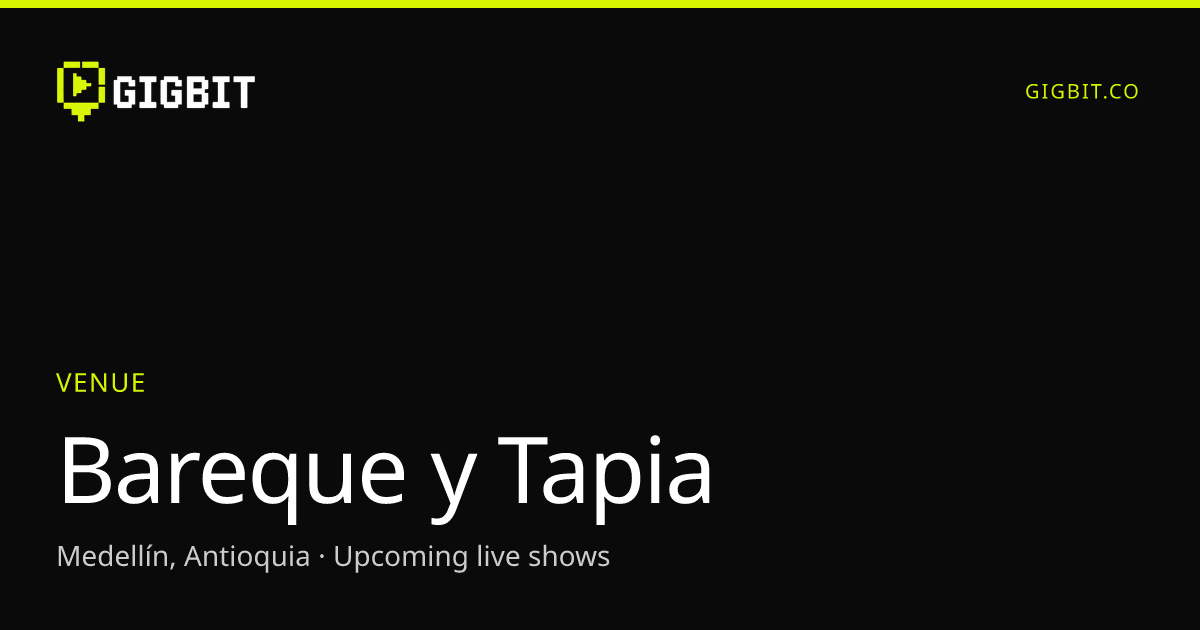 Bareque y Tapia